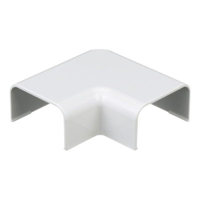 [RAF10WH-X] Conexión en ángulo recto "L", para uso con canaleta LD10, material ABS, Color Blanco