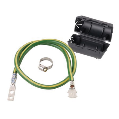 [ACG24K] KIT de Tierra Física de Cable Blindado 6 AWG. Color Verde / Amarillo con Terminación en Extremos. 