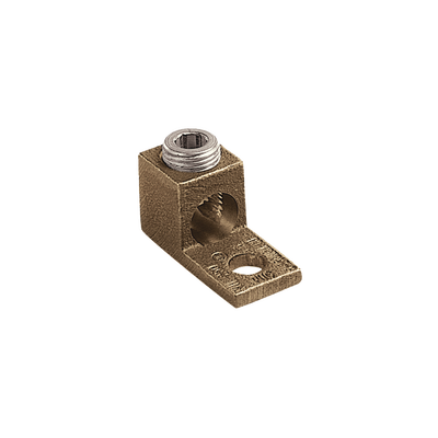 [PNL-1/0-L] Terminal Tipo Lengüeta Recta de Cobre, Cal. 8 a 1/0 AWG,  Orificio para perno de 5/16" (7.9mm)