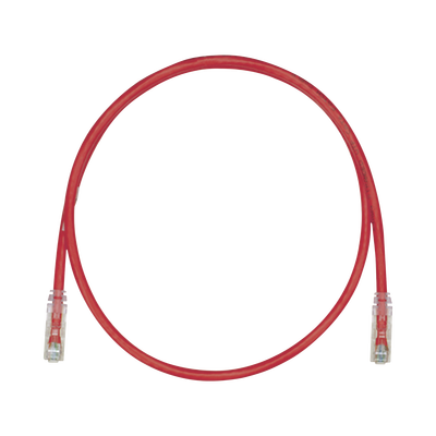 [UTPSP15RDY] Cable de Parcheo TX6, UTP Cat6, 24 AWG, CM, Color Rojo, 4.57 Metros (15 Pies)