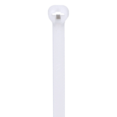 [BT3S-C] Cincho de Nylon 6.6 Dome-Top® Con Lengüeta de Bloqueo de Acero Inoxidable, 305 mm largo x 4.7mm ancho, Color Natural, Paquete de 100pz