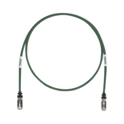 [STP6X7GR] Patch Cord Cat6A, Blindado S/FTP, CM/LS0H, 2.13 Metros (7 Pies), Color Verde