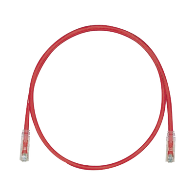 [UTPSP7RDY] Cable de Parcheo TX6, UTP Cat6, 24 AWG, CM, Color Rojo, 2.13 Metros (7 Pies)