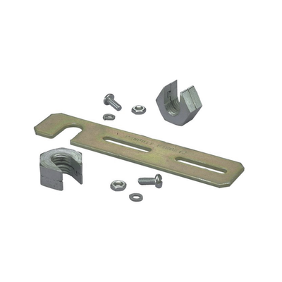 [FTRBE12] Soporte de Montaje a Techo, para Canaletas FiberRunner 2X2 o 4X4, Uso con Varilla Roscada de 1/2", Color Negro