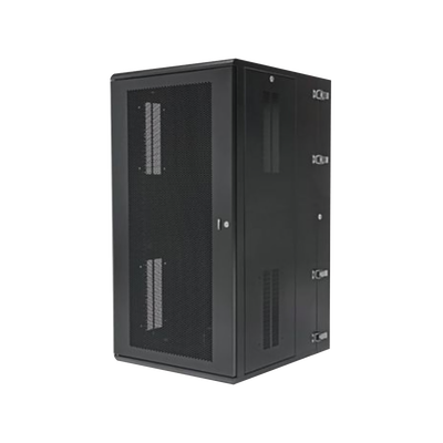 [PZWMC26P] Gabinete PanZone de Montaje en Pared, de 19in, Puerta Ventilada, 26 UR, 635mm de Profundidad, Color Negro