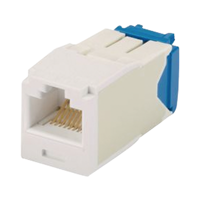 [CJ6X88TGEI] Conector Jack RJ45 Estilo TG, Mini-Com, Categoría 6A, de 8 Posiciones y 8 Cables, Color Marfil