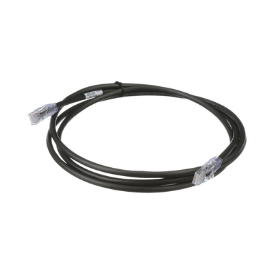 [UTP6AX3BL] Cable de Parcheo UTP, Cat6A, 24 AWG, CM, Color Negro, 0.91 Metros (3 Pies)