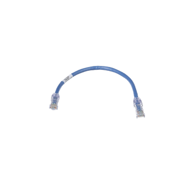 [UTPSP1BUY] Cable de Parcheo TX6, UTP Cat6, 24 AWG, CM, Color Azul, 0.3 Metros (1 Pie)