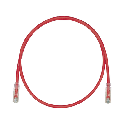 [UTPSP3RDY] Cable de Parcheo TX6, UTP Cat6, 24 AWG, CM, Color Rojo, 0.91 Metros (3 Pies)