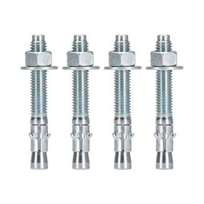 [RFAKIT] Kit de Anclaje a Piso, Para Rack de 2 o 4 Postes, Fabricado en Acero, 4 Piezas 