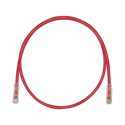 [UTPSP5RDY] Cable de Parcheo TX6, UTP Cat6, 24 AWG, CM, Color Rojo, 1.52 Metros (5 Pies)