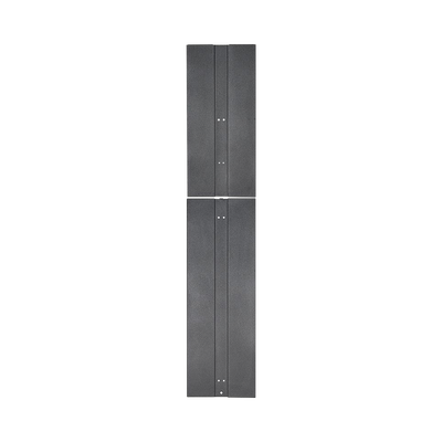 [PE2VEP] Tapa Final de Fila, Para Organizador Vertical PE2V PatchRunner™ 2, de 45 UR, Color Negro