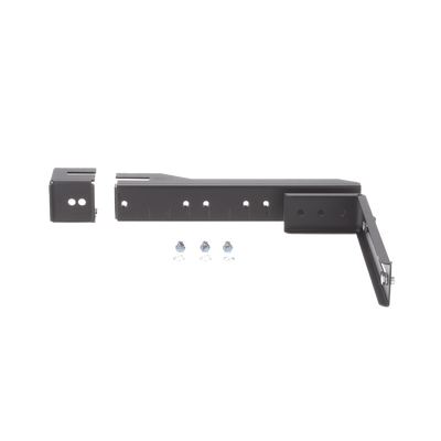 [FR6ALB] Soporte en L Para Canaletas FiberRunner 4x4 o 6x4, Para Instalación en Riel de Charola Tipo Escalerilla, Color Negro