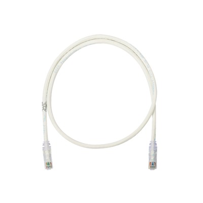[NK6PC7Y] Cable de Parcheo UTP Categoría 6, con Plug Modular en Cada Extremo - 2 Metros (6.56 Pies) - Blanco Mate