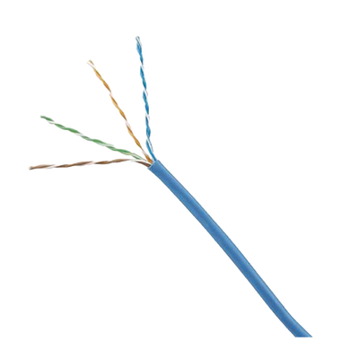 [PUP5C04BU-F] Bobina de Cable UTP 305 Metros (1000 Pies) de Cobre, TX5e, PanNet, Azul, Categoría 5e, 24 AWG, CMP (Plenum), de 4 Pares