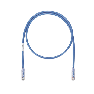 [UTP6AX17BU] Cable de Parcheo UTP, Cat6A, 24 AWG, CM, Color Azul, 5.18 Metros (17 Pies)