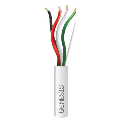 [2115-5501/500] Bobina de 152 Metros / Cable de Cobre / 4 x 18 AWG / Riser / Color Blanco / Para Aplicaciones de Alarmas de Intrusión/Control de Acceso/ Automatización / Interfonos y Tv Porteros