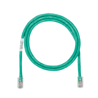 [NK5EPC3GRY] Cable de parcheo UTP Categoría 5e, con plug modular en cada extremo - 1 m. - Verde