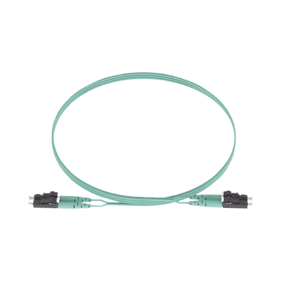 [FX2ERLNLNSNM005] Jumper de Fibra Optica Multimodo 50/125 OM3, LC-LC Duplex, OFNR (Riser), Color Aqua, 5 Metros (16.40 Pies)