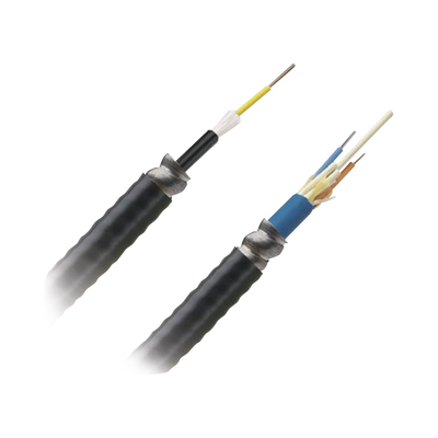 [FOGRZ12Y] Cable de Fibra Óptica de 12 Hilos, Multimodo OM4 50/125 Optimizada, Interior/Exterior, Armada, Loose Tube 250um, OFCR (Riser), Precio Por Metro