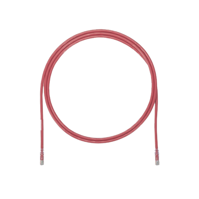 [UTP6AX17RD] Cable de Parcheo UTP, Cat6A, 24 AWG, CM, Color Rojo, 5.18 Metros (17 Pies)