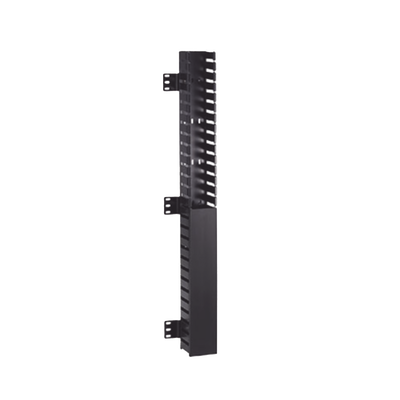[CWMPV2340] Organizador Vertical IN-Cabinet, Sencillo (Solo Frontal), Para Uso Con Gabinetes Panduit, Montaje Frontal en Riel de Rack, 40 UR, 2.25 in de Ancho, Color Negro