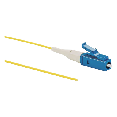 [NKFP91BN1NNM001] Pigtail de Fibra Óptica LC Simplex, Monomodo OS2 9/125, 900um, Color Amarillo, 1 Metro (3.28 Pies)