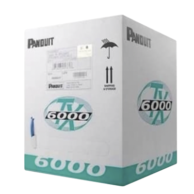 [PUC6004RD-FE] Bobina de Cable UTP 305 Metros (1000 Pies) de Cobre, TX6000™ PanNet, Reelex, Rojo, Categoría 6 Mejorado (23 AWG), PVC (CM), de 4 Pares