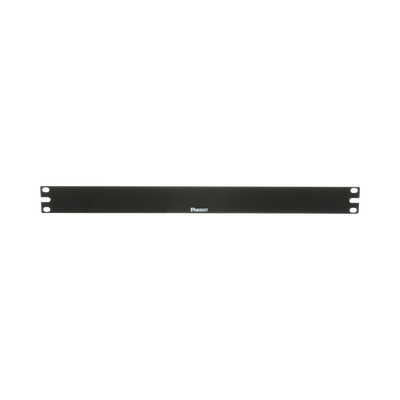 [DPFP1] Tapa Ciega Para Rack Estándar de 19in, Plano, de Acero, 1UR, Color Negro
