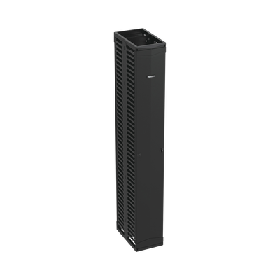 [PR2VD12] Organizador Vertical PatchRunner™, Doble (Frontal y Posterior), Para Rack Abierto de 45 Unidades, 12in de Ancho, Color Negro