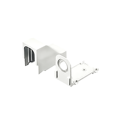 [DCEFXWH-X] Accesorio Para Techo Falso/Entrada, Con Conexión Tubería 1/2 a 1 In, Compatible con Canaletas LD3, LD5 y LD10, Color Blanco