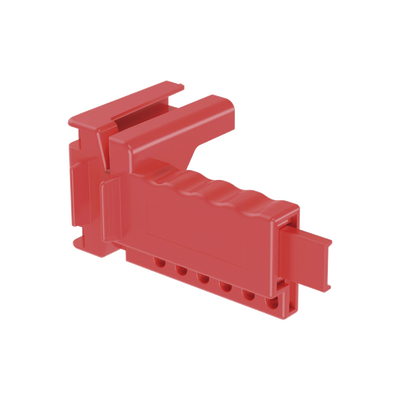 [PSL-BV1] Dispositivo de Bloqueo LOTO para Válvulas de Bola, para Diámetros de Tubería de 1/4" a 1" y Longitud de Mango Hasta 7.5", Color Rojo