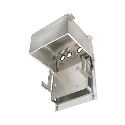 [PZICEA] Gabinete PanZone Premium, de Montaje en Techo, Con 2 UR Para Equipo Activo y 6 UR Para Paneles de Parcheo, Fabricado en Acero, Color Blanco