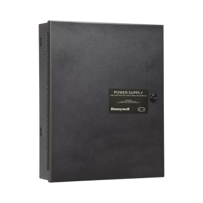 [HPF-PS6B] Fuente de Alimentación Remota / 6 Amperes / 2 Entradas / 5 Salidas NAC o Auxiliar de 24 Vcc / Compatible con paneles Notifier, Farenhyt, Silent Knight y Fire-Lite / Gabinete Negro