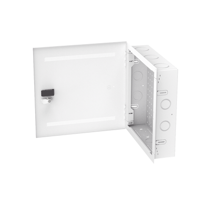 [MS14EHDS] Gabinete Multipropósito de Montaje en Pared, de 14 in de Altura, Con Puerta Reversible, Fabricado en Acero, Color Blanco