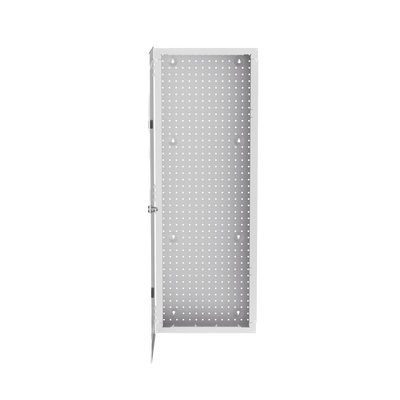 [MS42EHDS] Gabinete Multipropósito de Montaje en Pared, de 42 in de Altura, Con Puerta Reversible, Fabricado en Acero, Color Blanco 