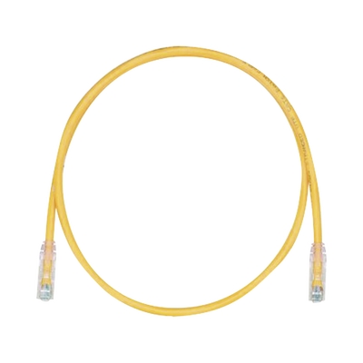 [UTPSP10YLY] Cable de Parcheo TX6, UTP Cat6, 24 AWG, CM, Color Amarillo, 3.05 Metros (10 Pies)