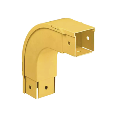 [FOVRA2X2LYL] Bajada Vertical Exterior de 90º, Para uso con Canaletas 2x2 FiberRunner™, Color Amarillo