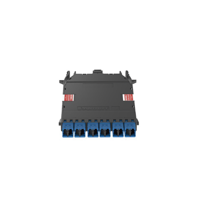 [FHC9N-12-10U] Cassette HD Flex Para 12 Fibras Monomodo OS2, de MPO a 6 Conectores LC Duplex, Color Azul