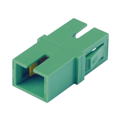 [FASSCZAG-L] Módulo Acoplador SC/APC Simplex, Para Fibra Monomodo, Color Verde