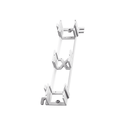 [WB89D] Montaje de Pared para Panel de Parcheo de 12 Puertos, Color Blanco