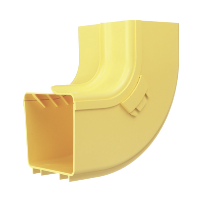 [FRIVRA4X4LYL] Bajada Vertical Interior de 90º con Tapa, Para uso con Canaletas 4X4 FiberRunner™, Color Amarillo