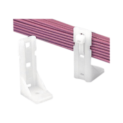 [PP2S-S10-X] Sujetador-Separador Pan-Post de Nylon 6.6, Para Fijación de Mazos de Cables con Cinchos, Uso Interior, Color Natural, 1 Pieza