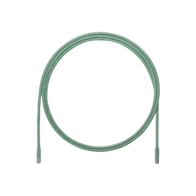 [UTP6AX5GR] Cable de Parcheo UTP, Cat6A, 24 AWG, CM, Color Verde, 1.52 Metros (5 Pies)
