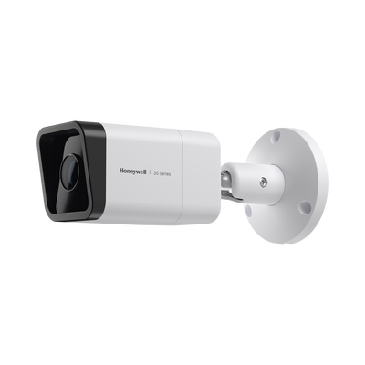 [HC35WB5R2] Bala IP 5 Megapixel / Lente Mot. 2.7 a 13.5 mm / 60 mts IR /  Ultra Baja Iluminación / IP67 / H.265 / IA (Filtro de Humanos y Vehiculos) / Merodeo / Conteo de Personas / PoE / Audio y Alarmas I/O / ONVIF / NDAA / Serie 35 / Honeywell Security