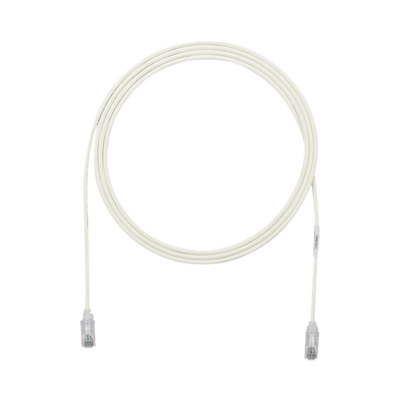[UTP28SP7GY] Cable de Parcheo TX6, UTP Cat6, Diámetro Reducido (28AWG), Color Gris, 2.13 Metros (7 Pies)