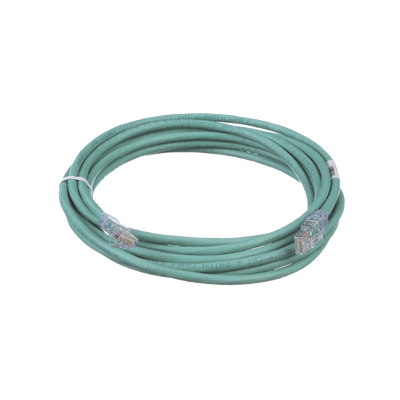 [UTPSP15GRY] Cable de Parcheo TX6, UTP Cat6, 24 AWG, CM, Color Verde, 4.57 Metros (15 Pies)