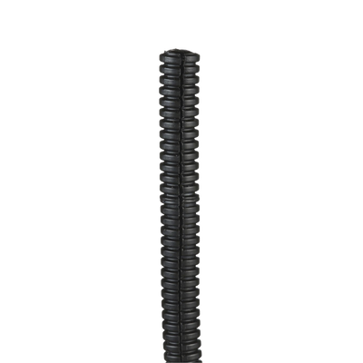 [CLT38F-C20] Tubo Corrugado Abierto para Protección de Cables, .38in (9.7 mm) de Diámetro, 30.5 m de Largo, Color Negro
