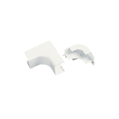 [ICFX10WH-X] Esquinero Interior, para uso con Canaleta LDPH10 y LD2P10, material ABS, Color Blanco