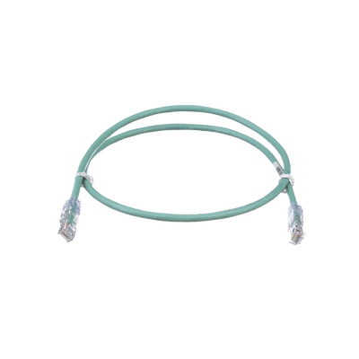 [UTPSP3GRY] Cable de Parcheo TX6, UTP Cat6, 24 AWG, CM, Color Verde, 0.91 Metros (3 Pies)